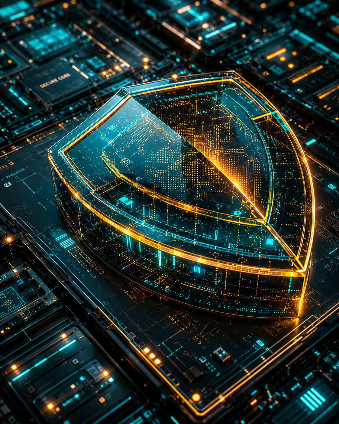 Cybersecurity specialists reviewing a digital security interface